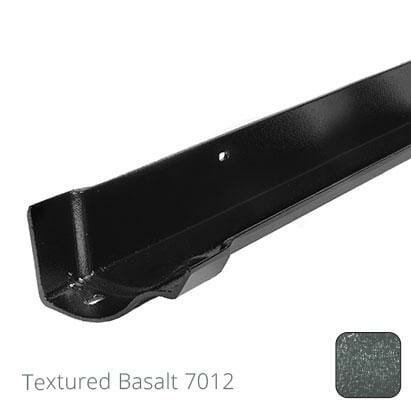 125mm (5") Victorian Ogee Cast Aluminium Gutter 1.83m length - Textured Basalt Grey RAL 7012 - Trade Warehouse