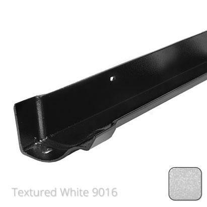 125mm (5") Victorian Ogee Cast Aluminium Gutter 1.83m length - Textured Traffic White RAL 9016 - Trade Warehouse