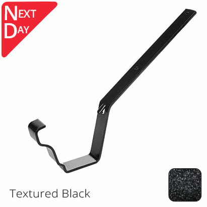 125x100 (5"x 4") Moulded Ogee Aluminium Top Fix Rafter Bracket - Textured Black - Trade Warehouse