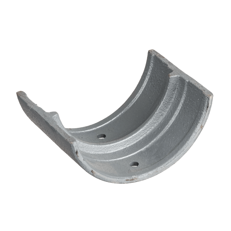 4" Plain Half Round Gutter Union Connector Primed - Trade Warehouse