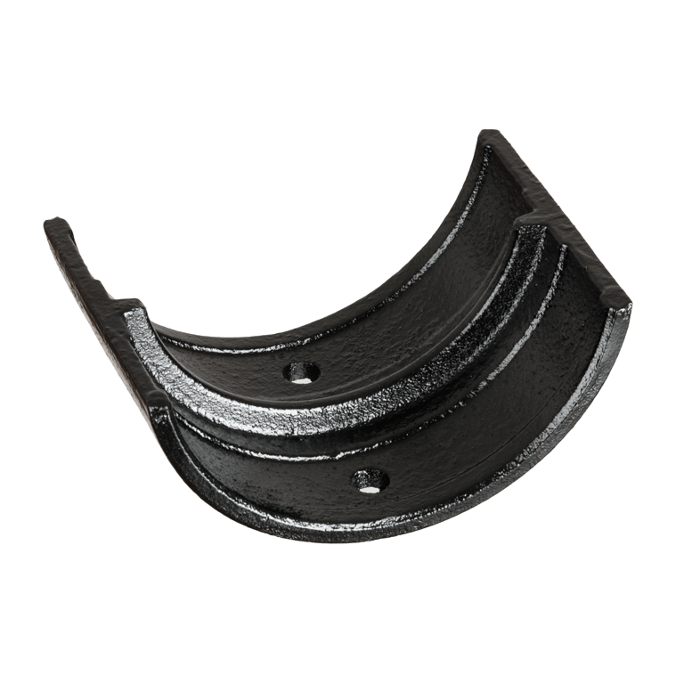 4.5" Plain Half Round Gutter Union Connector Painted - Trade Warehouse