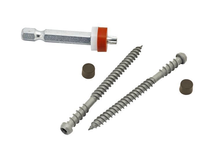 65mm Hidden Deck Fasteners for PVC & Composite Decking (Pack of 100) - Trade Warehouse