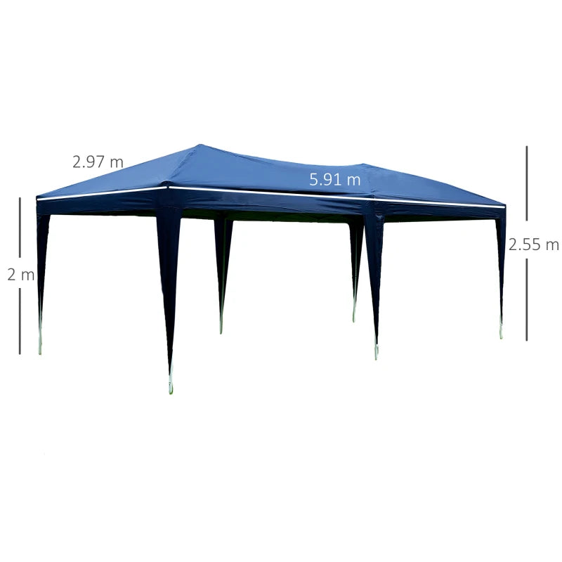 3m x 6m Blue Tent Marquee