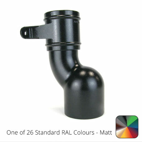 76mm (3") Cast Aluminium Anti-splash Shoe with Ears - One of 26 Standard Matt RAL colours TBC - Trade Warehouse
