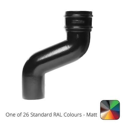 76mm (3") Cast Aluminium Downpipe 150mm Offset - One of 26 Standard Matt RAL colours TBC - Trade Warehouse
