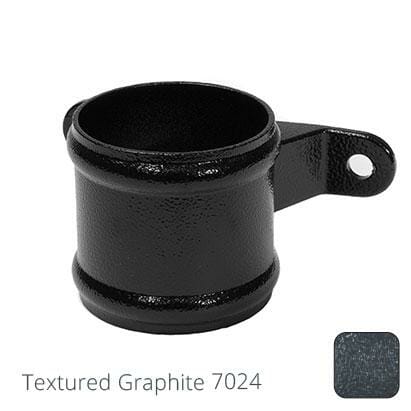 76mm (3") Cast Aluminium Loose Socket with Ears - Textured Graphite Grey RAL 7024 - Trade Warehouse