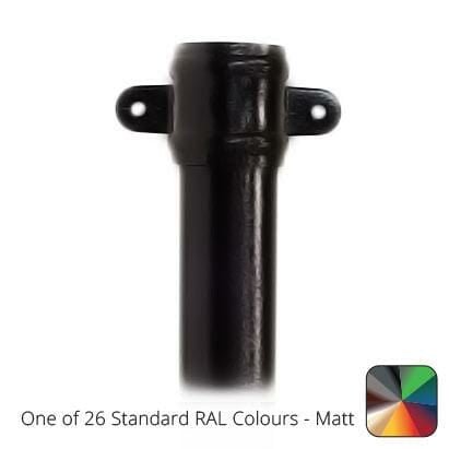 76mm (3") x 2m Aluminium Downpipe with Cast Eared Socket - One of 26 Standard Matt RAL colours TBC - Trade Warehouse