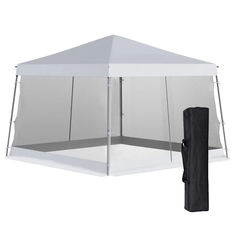 Pop up canopy with screen walls hot sale