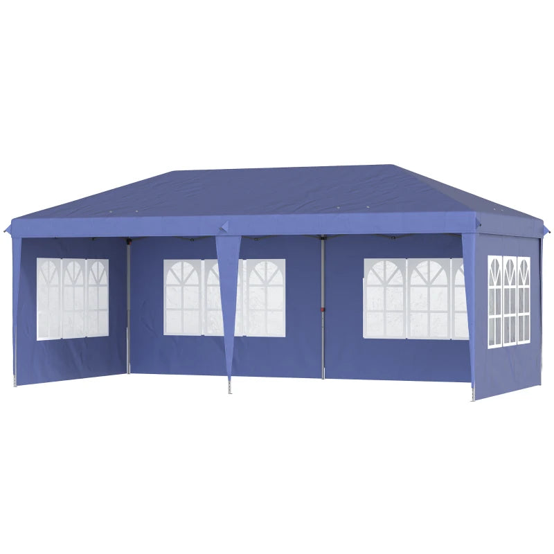 3m x 6m Blue Pop Up Gazebo