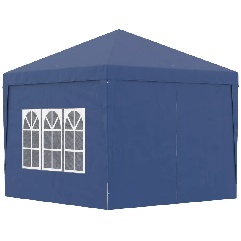 3m x 3m Blue Pop Up Gazebo