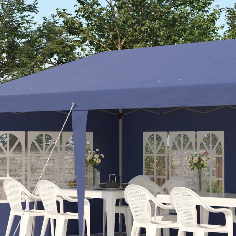 3m x 6m Blue Pop Up Gazebo