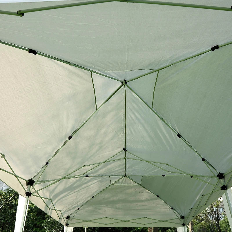 3m x 6m White Pop Up Gazebo With Free Storage Bag