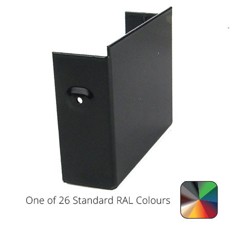 125x100mm Aluminium  Box Right Hand Stopend - One of 26 Standard Matt RAL colours TBC