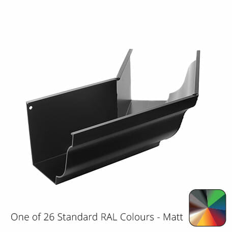 125x100mm SnapIT Aluminium Moulded 135 Degree External Gutter Angle - One of 26 Standard Matt RAL colours TBC