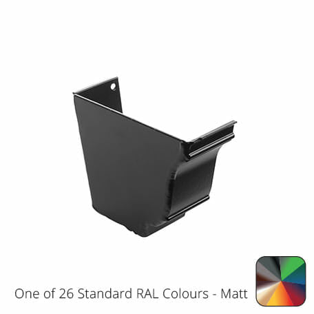 125x100mm SnapIT Aluminium Moulded Left Hand Stop End - One of 26 Standard Matt RAL colours TBC