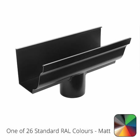 125x100mm SnapIT Aluminium Moulded 76mm Outlet - One of 26 Standard Matt RAL colours TBC