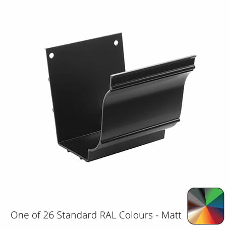 125x100mm SnapIT Aluminium Moulded Gutter Union - One of 26 Standard Matt RAL colours TBC