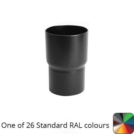 76mm (3") Swaged Aluminium Downpipe Loose Connector - One of 26 Standard Matt RAL colours TBC