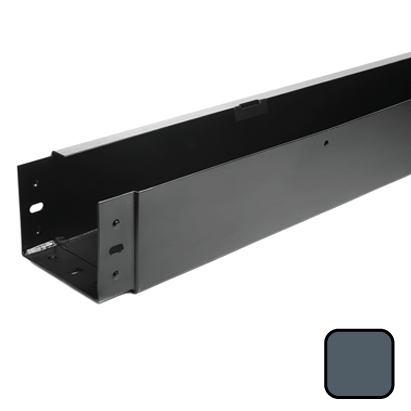 150x150mm Aluminium Joggle Box 3m Gutter Length - RAL 7016M Anthracite Grey