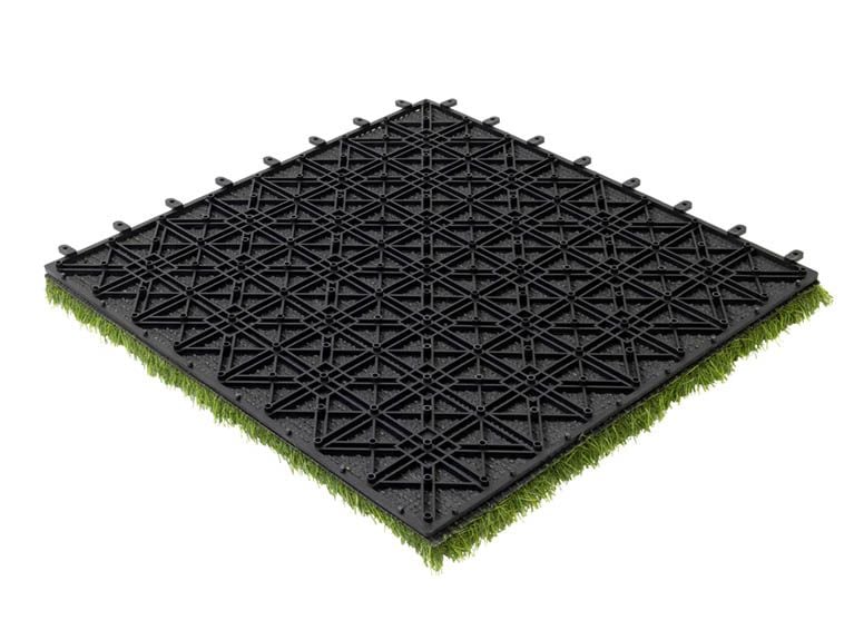 Artificial Grass Tile, Pack of x5, Large (600mm x 600mm) - Trade Warehouse