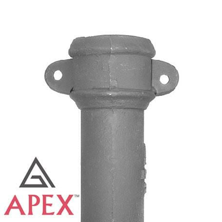 75mm (3") x 1.83m Cast Iron Downpipe with Ears - Primed - Trade Warehouse