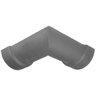 125mm (5") Half Round Cast Iron 90 degree Gutter Angle - Primed - Trade Warehouse