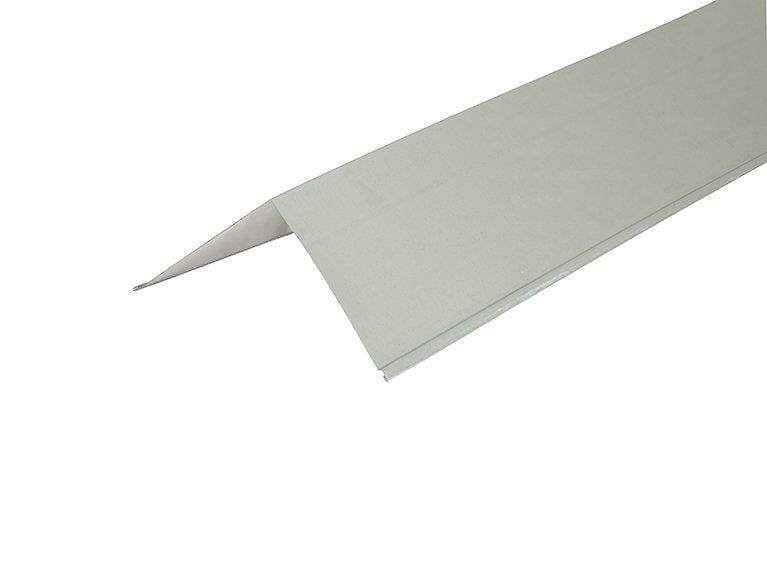 Metal Polyester Painted Light Grey Barge Flashing 150 x 150mm x 3000mm - Trade Warehouse
