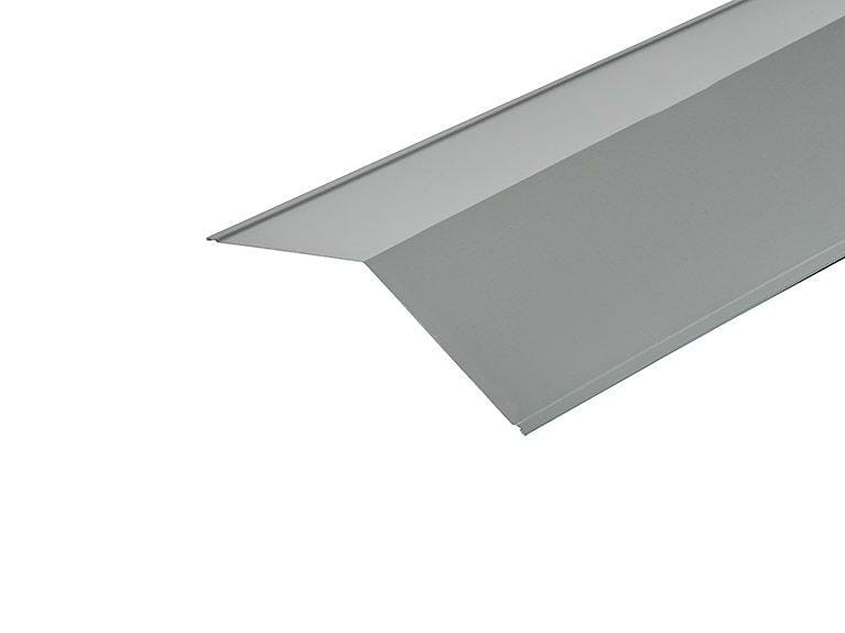 Metal Polyester Painted Light Grey Ridge Flashing 150 x 150mm x 3000mm - Trade Warehouse