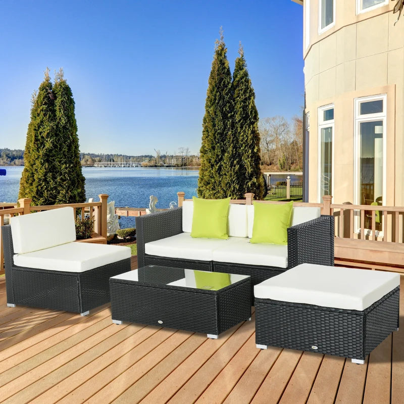 4 seater rattan furniture set deals