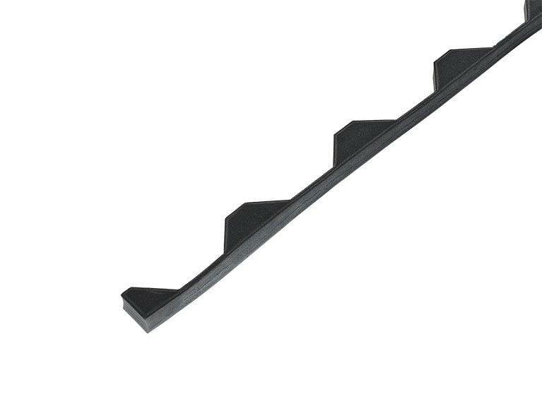 Profiled foam eaves fillers to fit 34/1000 Supaseal (25mm) Black with 6mm base - Trade Warehouse