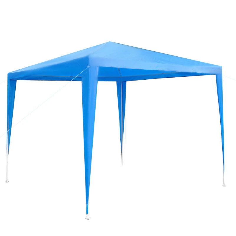 Blue 2.7m x 2.7m Garden Marquee Party Tent