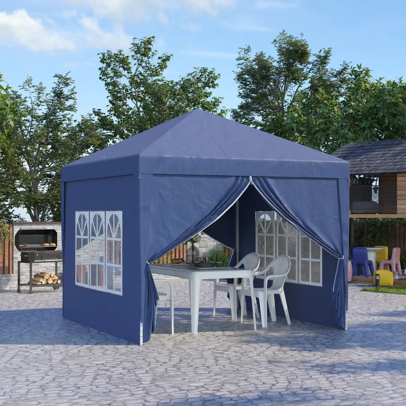 3m x 3m Blue Pop Up Gazebo